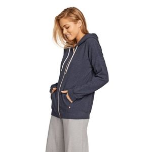 Volcom Lived In Lounge (Lil) Zip Sweatshirt, S, Navy